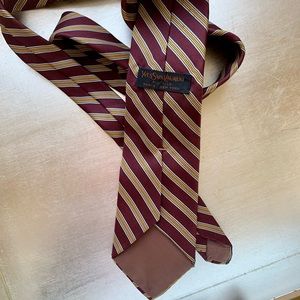 YVES SAINT LAURENT tie 100% silk